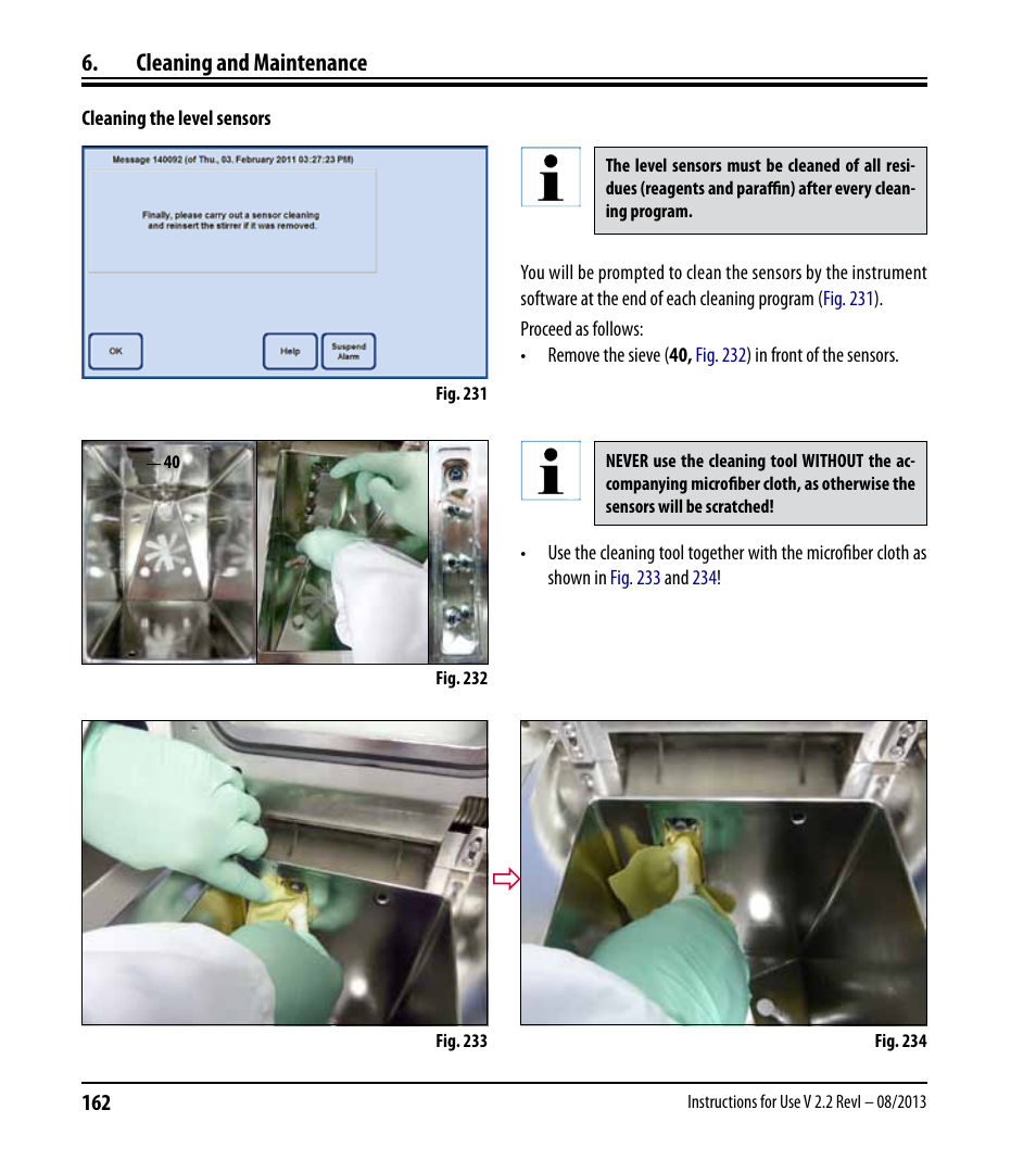 Cleaning and maintenance | Leica Biosystems ASP6025 User Manual | Page 164 / 178