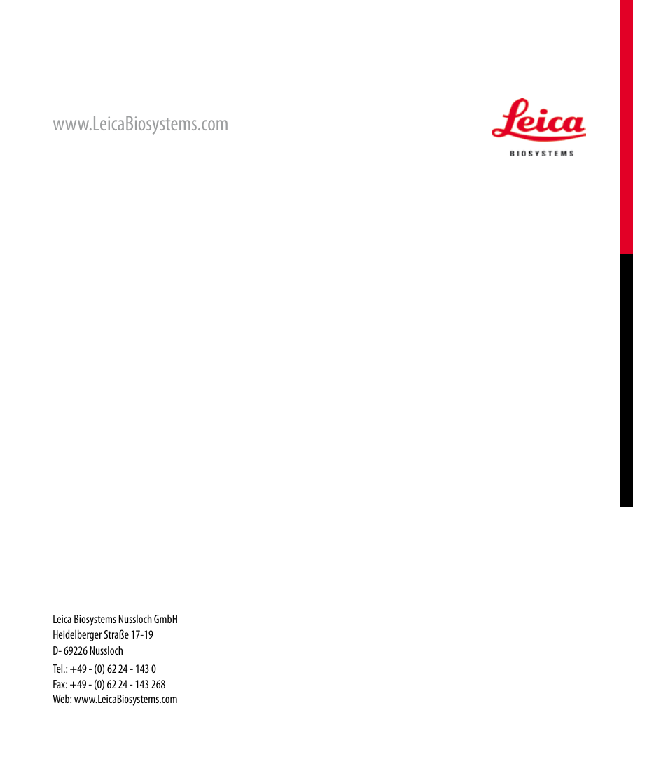Leica Biosystems ASP6025 User Manual | Page 178 / 178