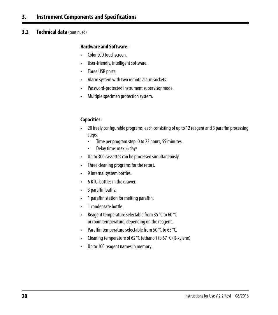 Leica Biosystems ASP6025 User Manual | Page 22 / 178