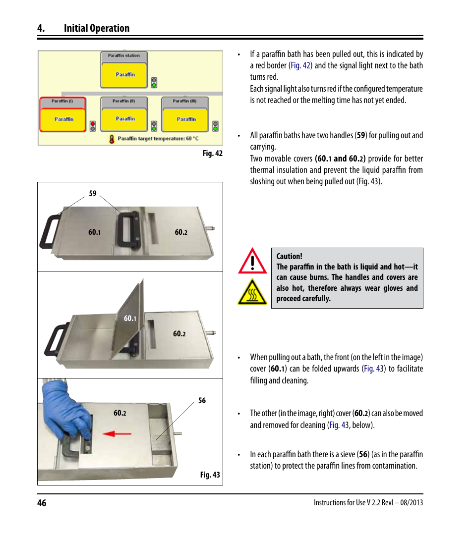 Initial operation | Leica Biosystems ASP6025 User Manual | Page 48 / 178