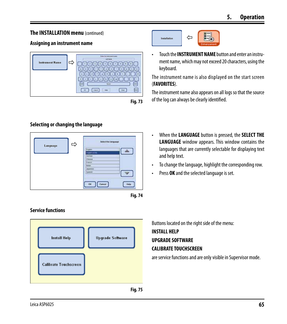 Leica Biosystems ASP6025 User Manual | Page 67 / 178