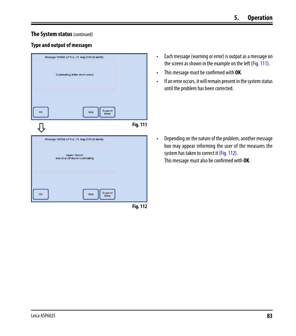 Leica Biosystems ASP6025 User Manual | Page 85 / 178