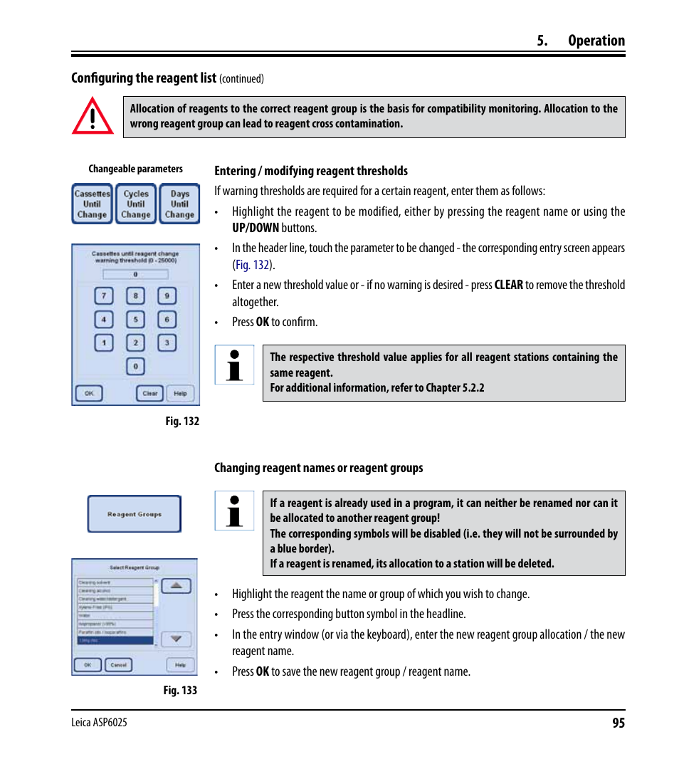 Operation | Leica Biosystems ASP6025 User Manual | Page 97 / 178
