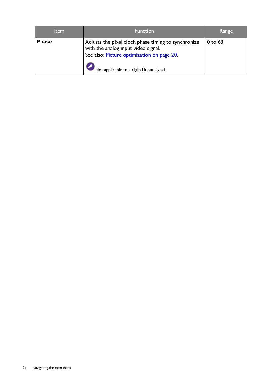 BenQ Professional RTS Gaming Monitor RL2240H User Manual | Page 24 / 36