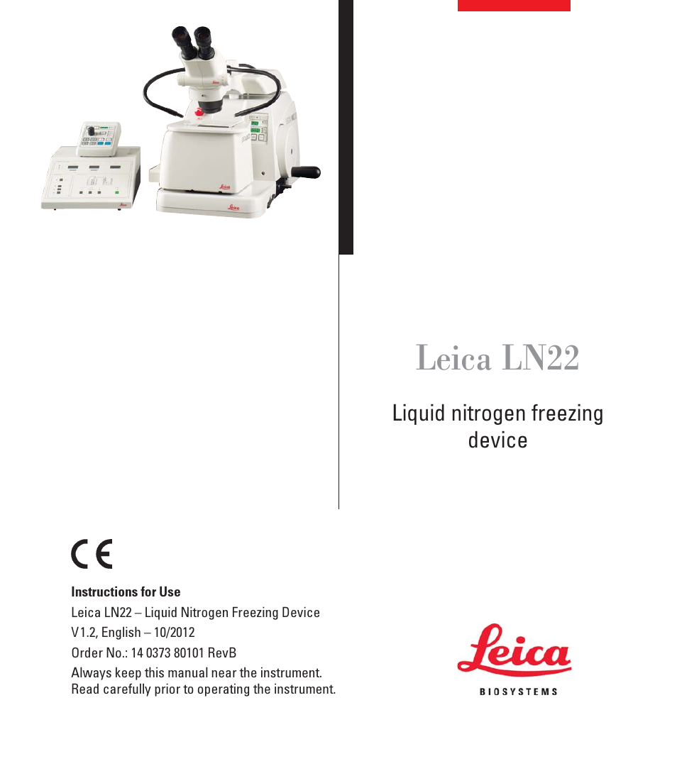 Leica Biosystems LN22 User Manual | 44 pages