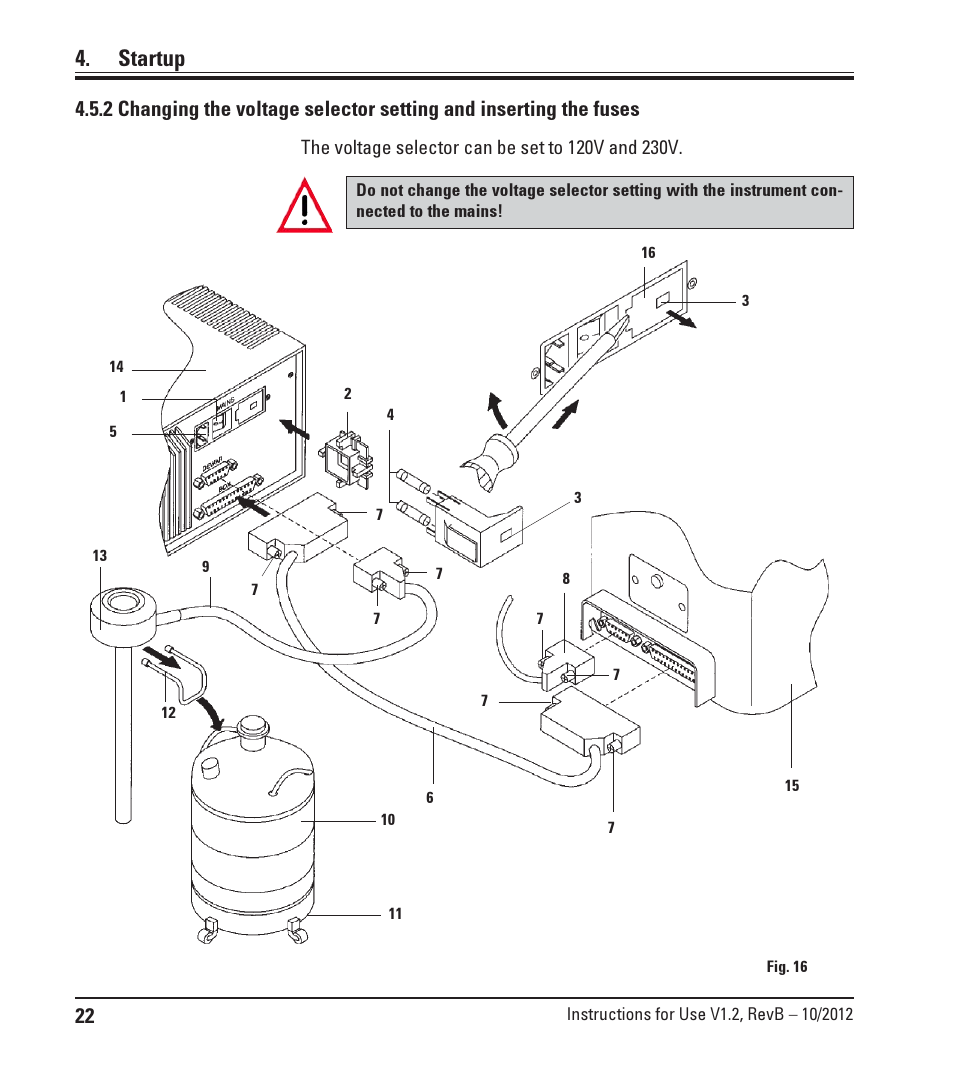 Startup | Leica Biosystems LN22 User Manual | Page 22 / 44