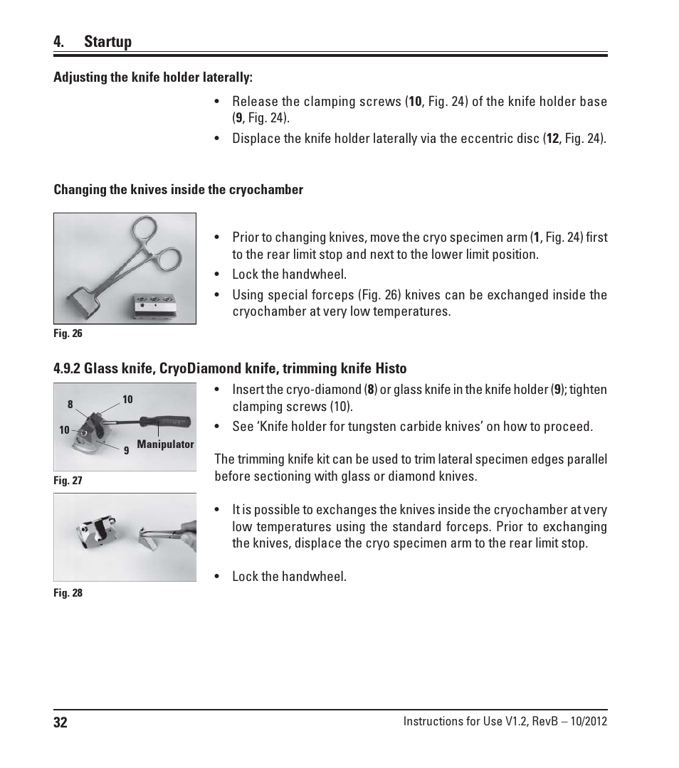 Startup | Leica Biosystems LN22 User Manual | Page 32 / 44