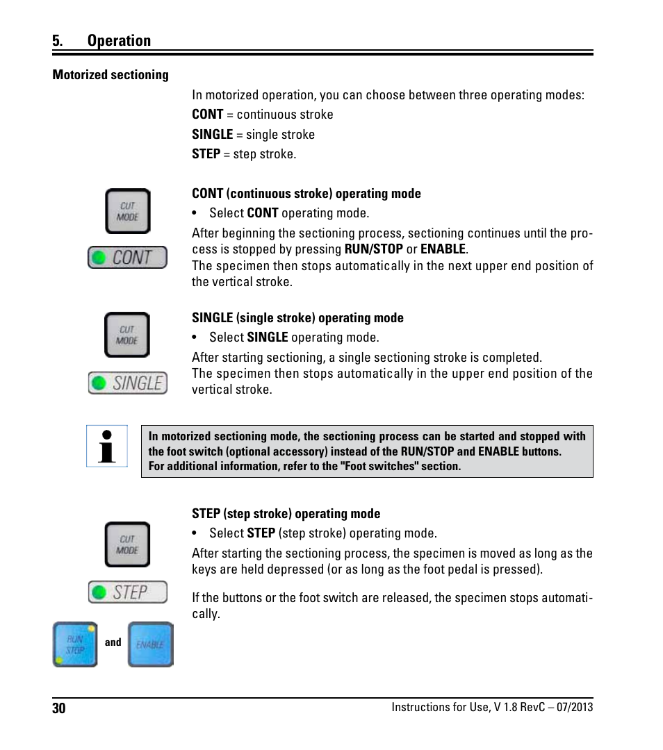 Operation | Leica Biosystems RM2255 User Manual | Page 32 / 82