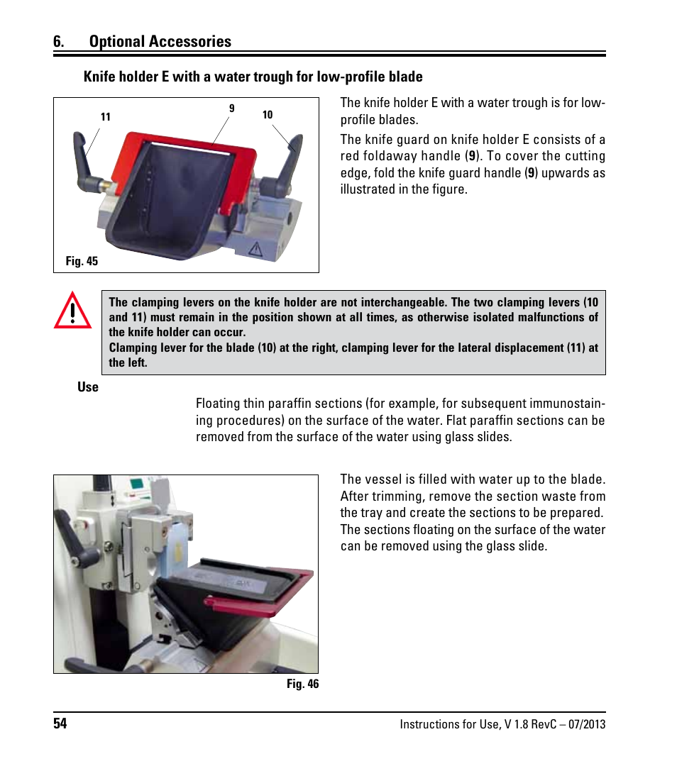 Optional accessories | Leica Biosystems RM2255 User Manual | Page 56 / 82