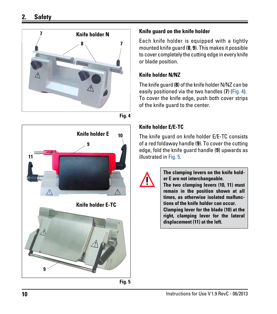 Safety | Leica Biosystems RM2245 User Manual | Page 12 / 78