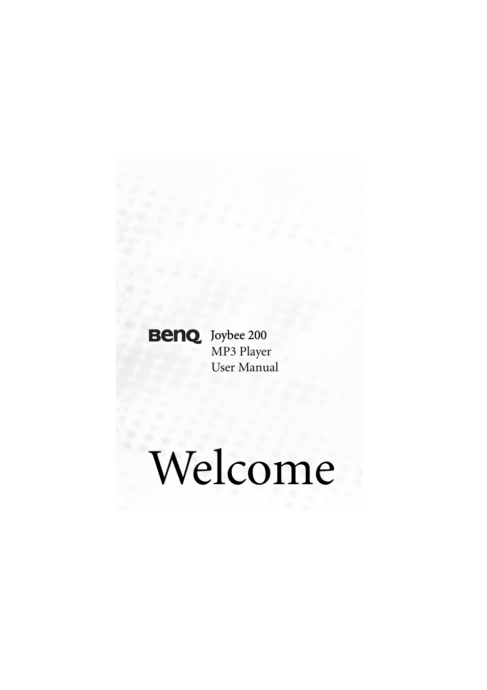 BenQ Joybee 200 User Manual | 69 pages