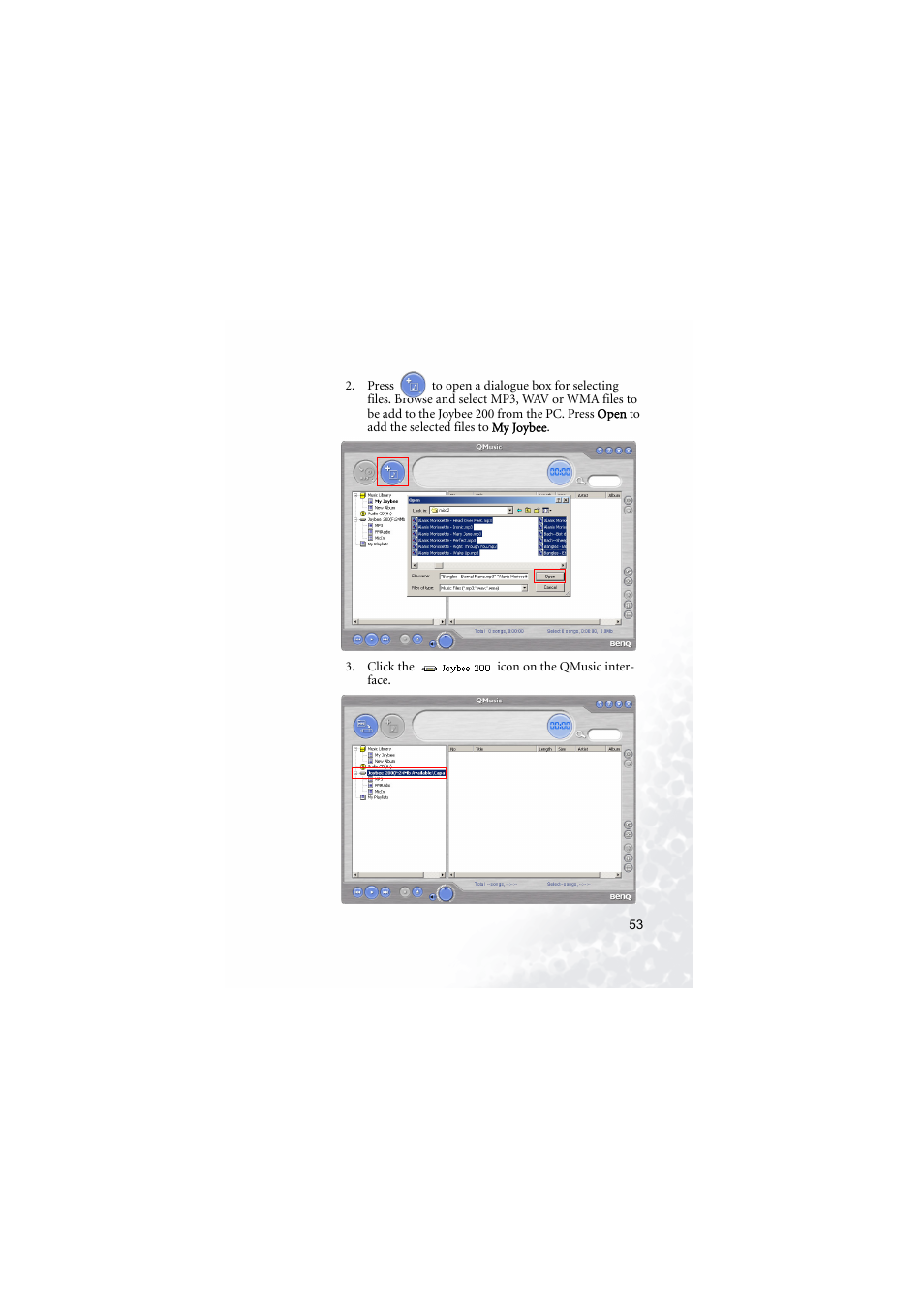 BenQ Joybee 200 User Manual | Page 59 / 69