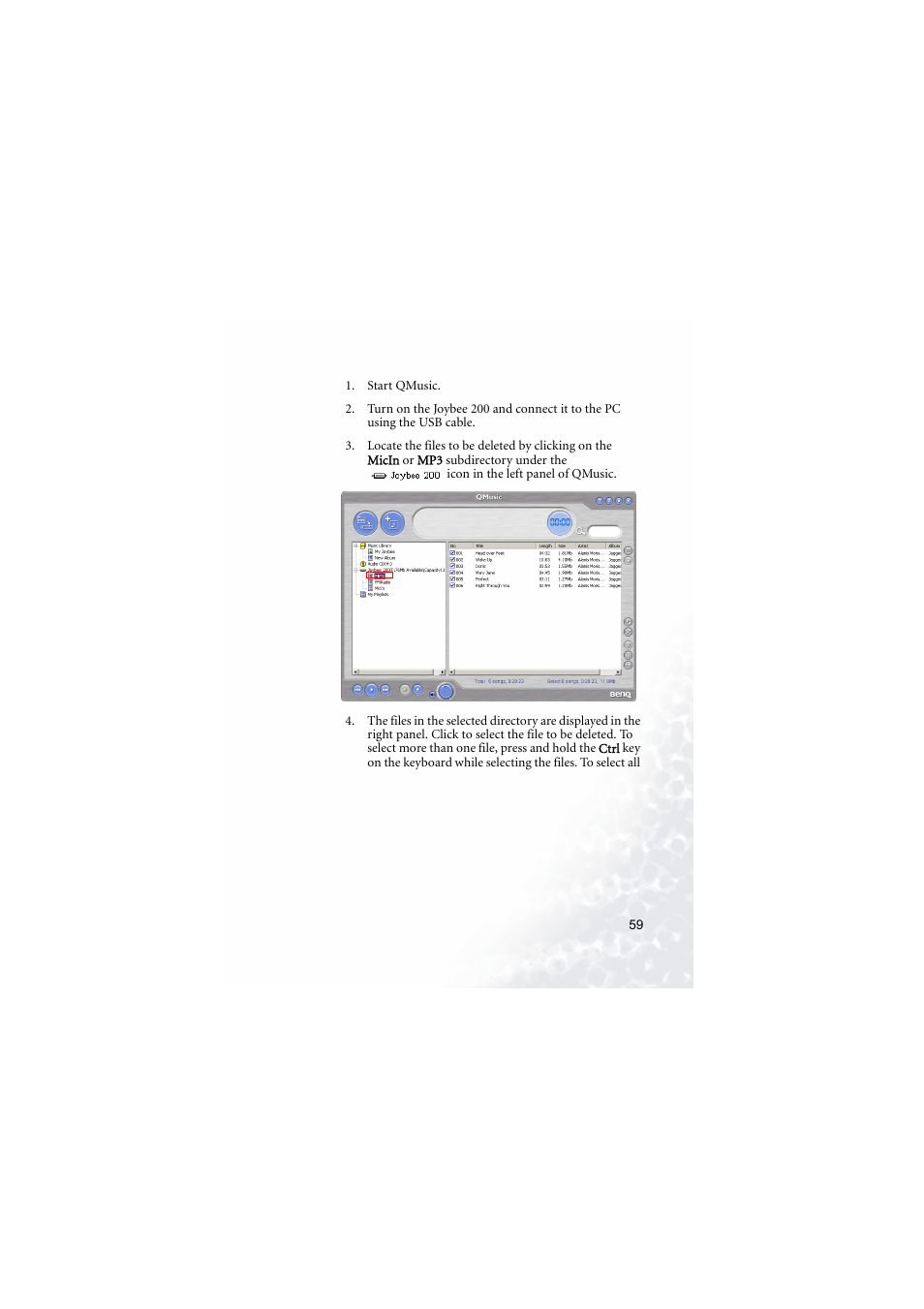 BenQ Joybee 200 User Manual | Page 65 / 69