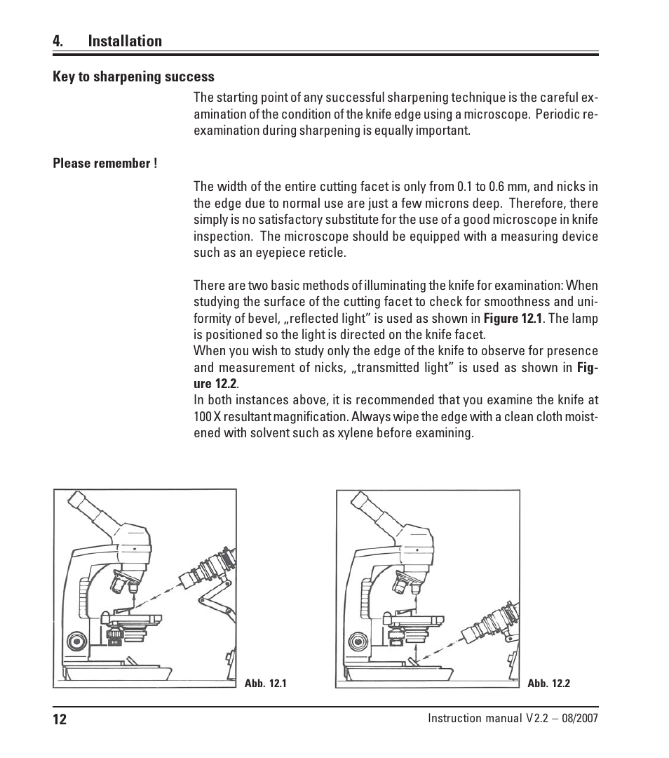 Installation | Leica Biosystems SP9000 User Manual | Page 12 / 30