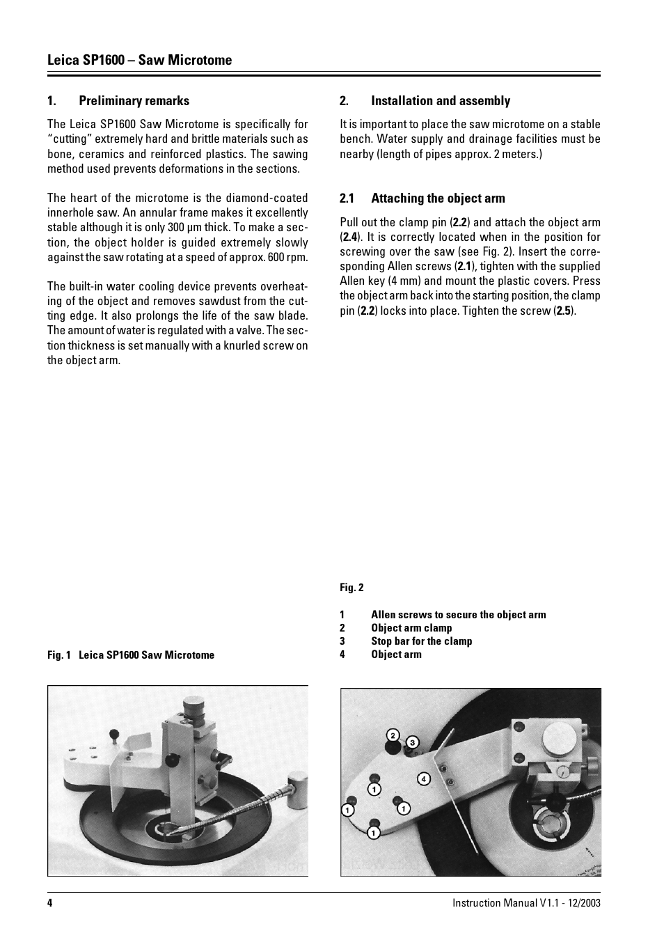 Leica Biosystems SP1600 User Manual | Page 4 / 10