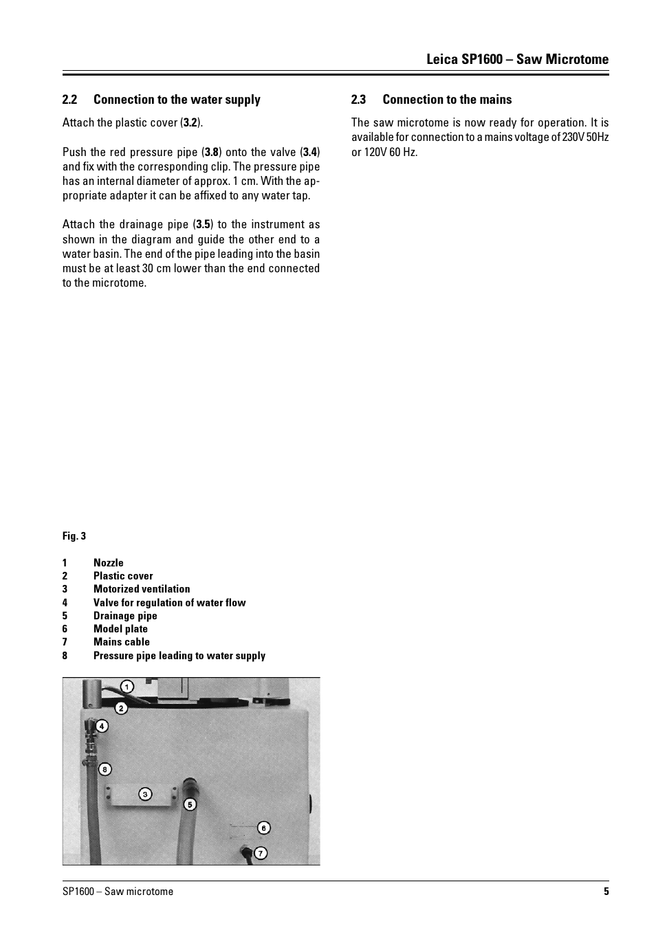 Leica Biosystems SP1600 User Manual | Page 5 / 10