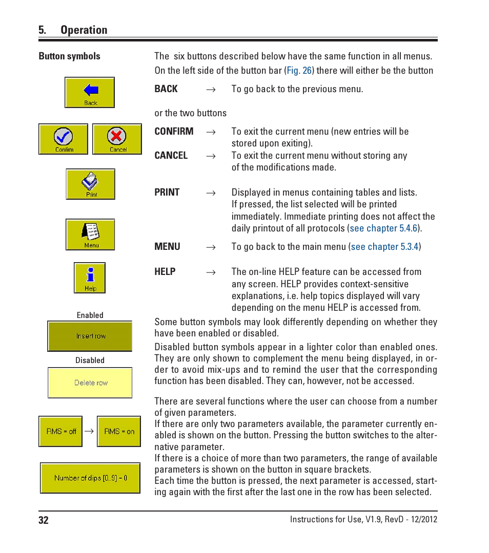 Operation | Leica Biosystems ST5020 User Manual | Page 32 / 88