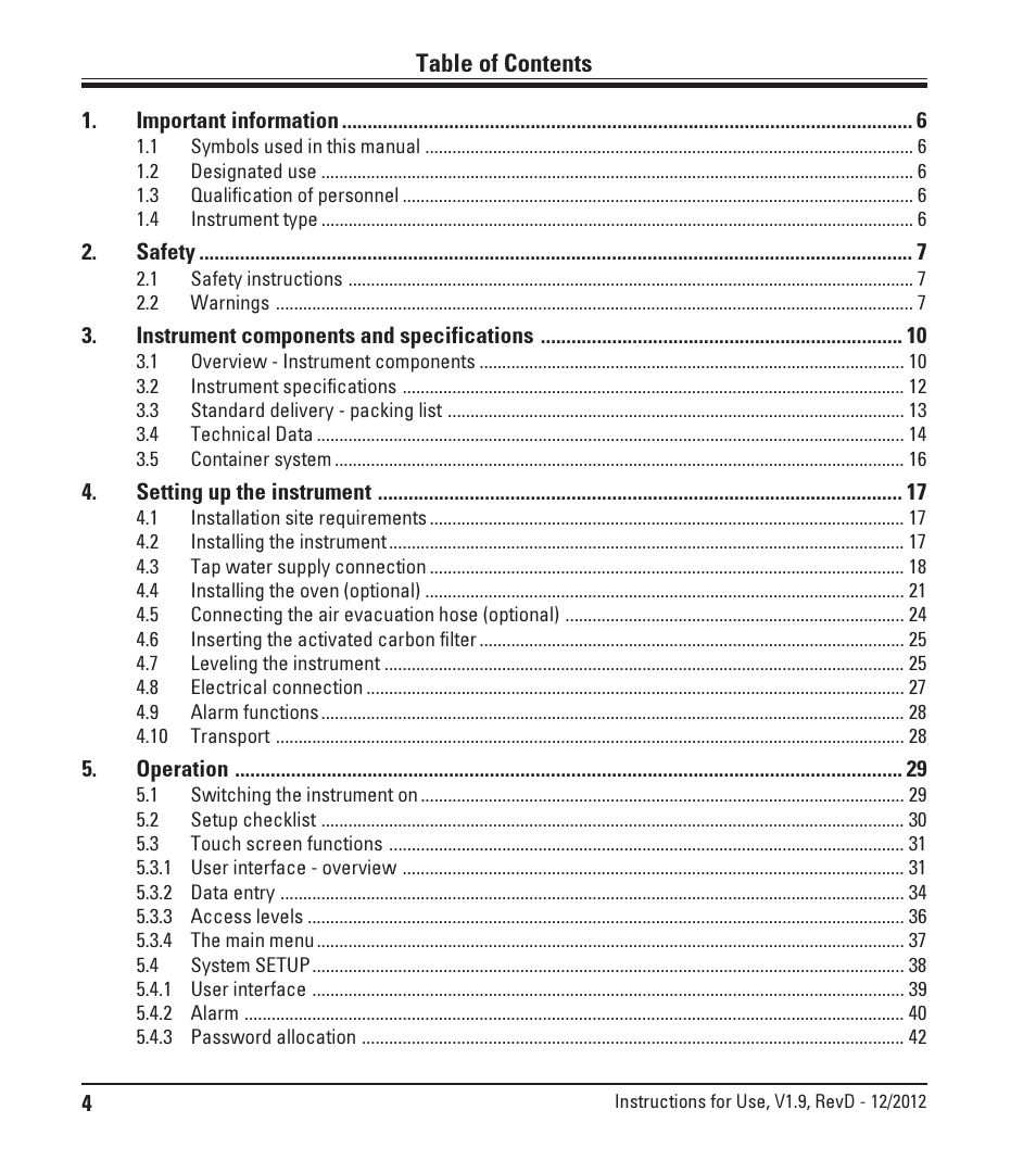 Leica Biosystems ST5020 User Manual | Page 4 / 88