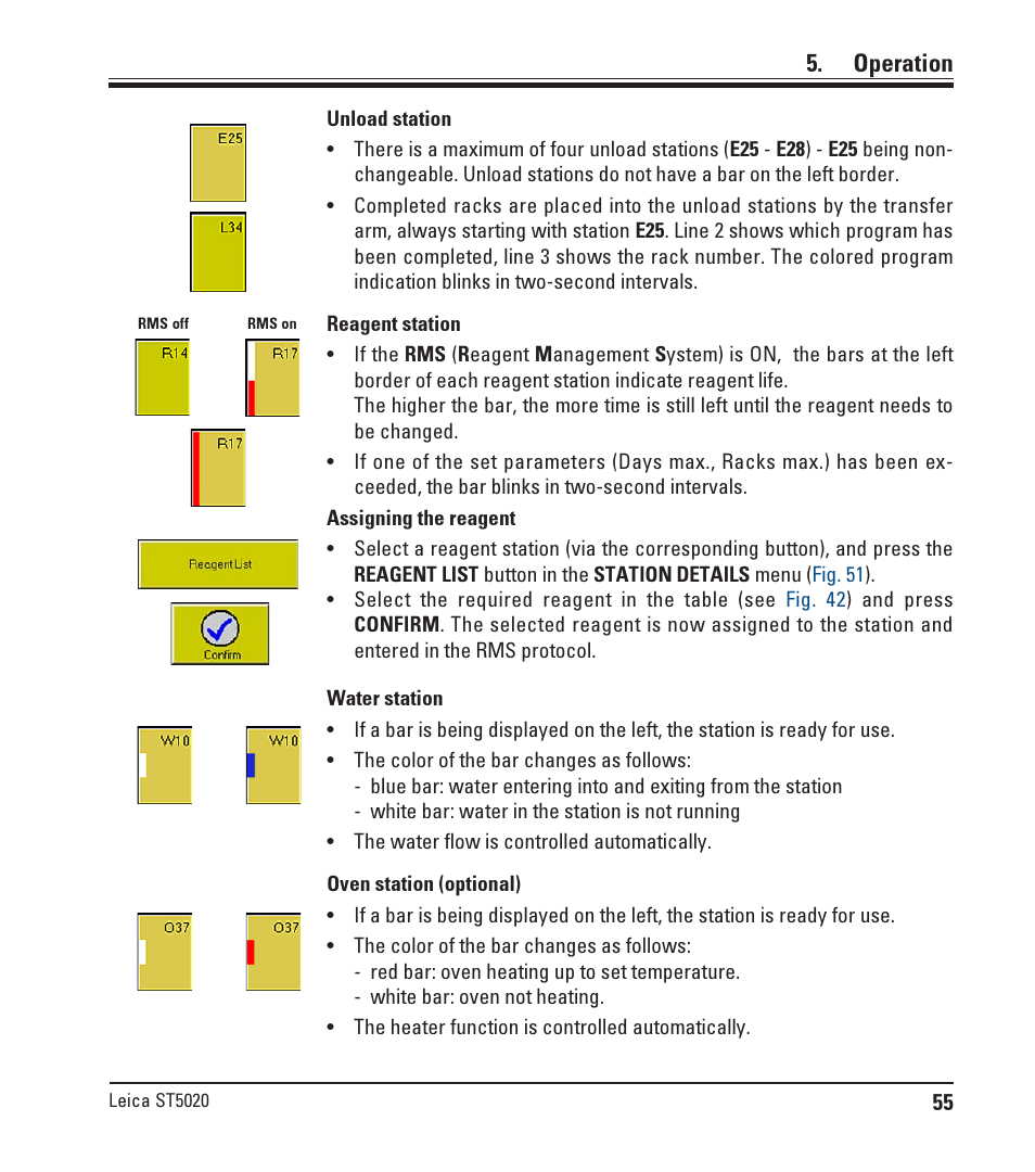 Operation | Leica Biosystems ST5020 User Manual | Page 55 / 88