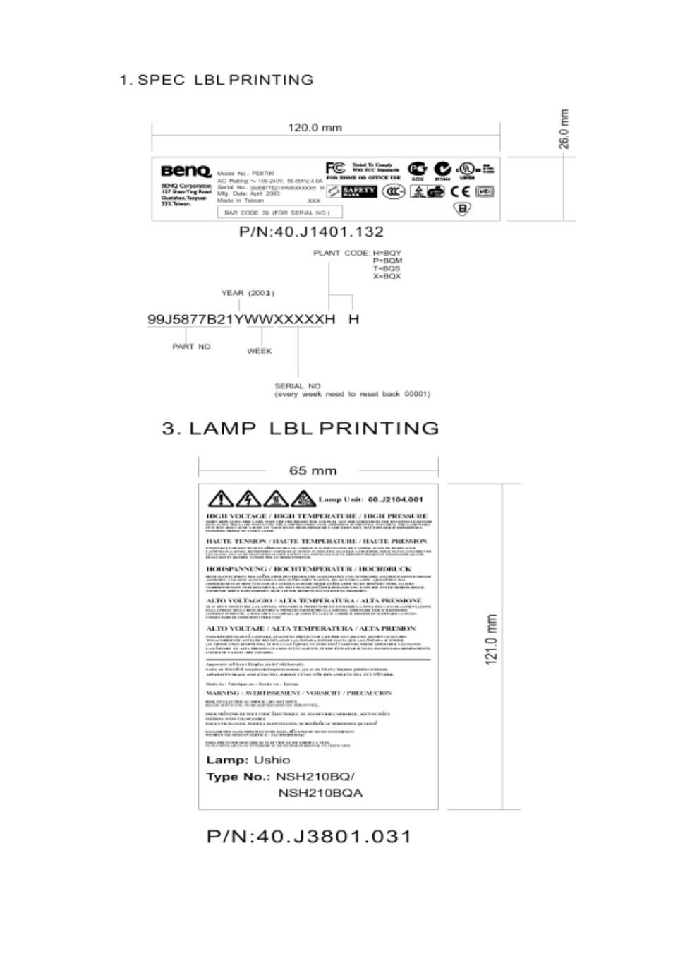 BenQ DLP PROJECTOR PE8700 User Manual | Page 28 / 97