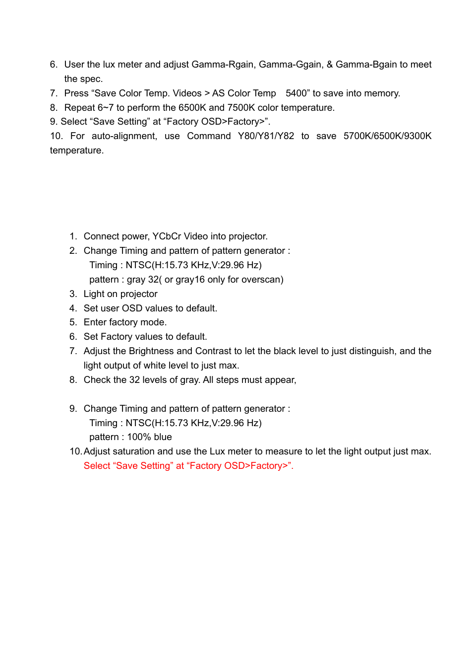 BenQ DLP PROJECTOR PE8700 User Manual | Page 38 / 97