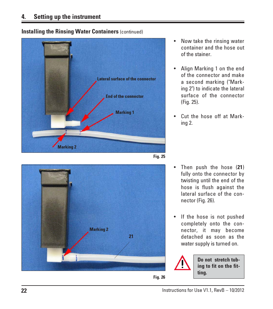 Setting up the instrument | Leica Biosystems ST4020 User Manual | Page 22 / 51