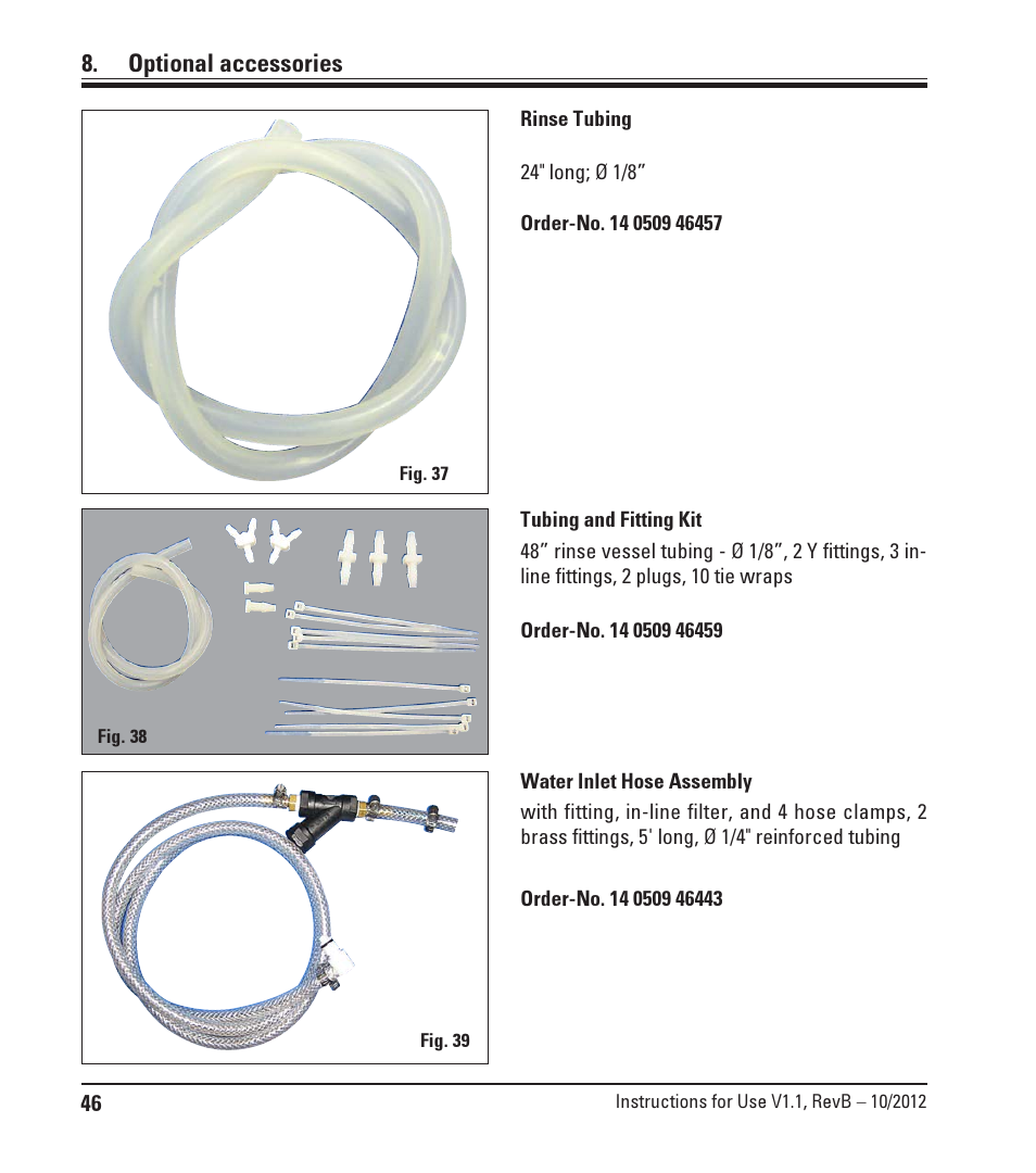 Optional accessories | Leica Biosystems ST4020 User Manual | Page 46 / 51