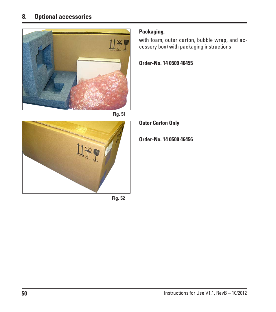 Optional accessories | Leica Biosystems ST4020 User Manual | Page 50 / 51