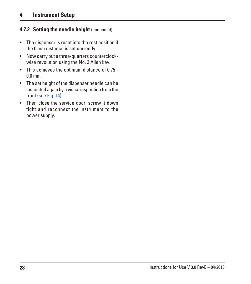 4instrument setup | Leica Biosystems CV5030 User Manual | Page 28 / 112