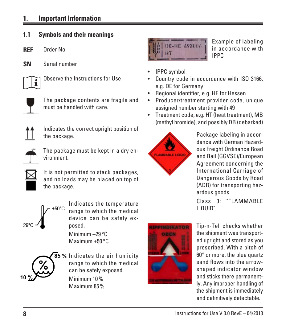 Important information | Leica Biosystems CV5030 User Manual | Page 8 / 112