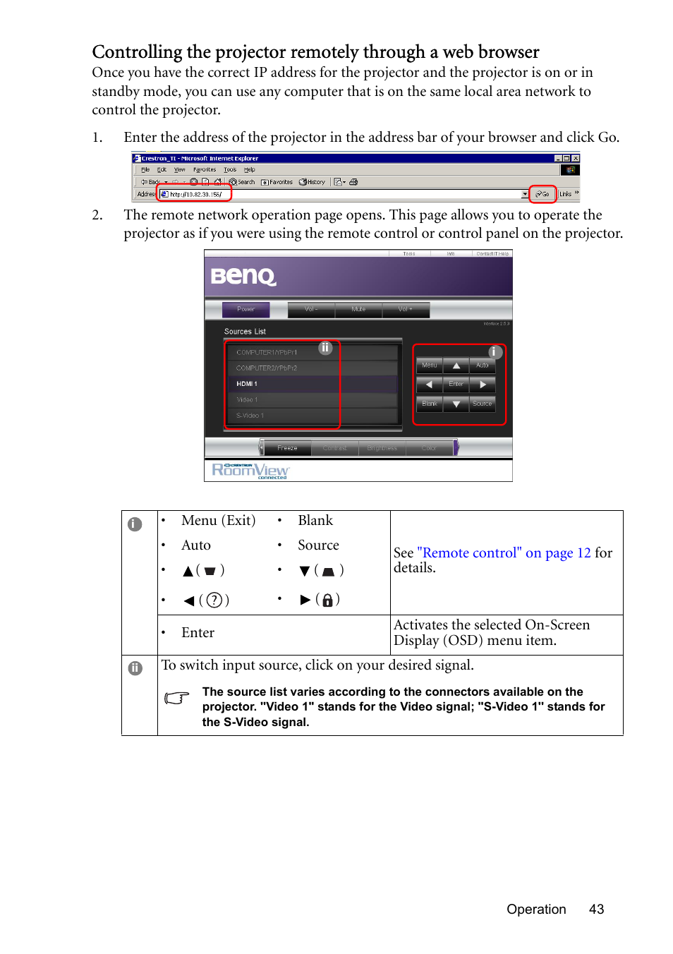 BenQ MP576 User Manual | Page 43 / 68