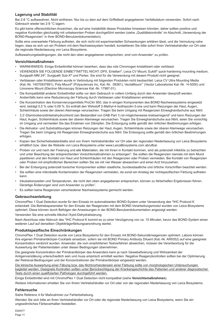 Leica Biosystems ChromoPlex 1 Dual Detection for BOND User Manual | Page 12 / 36