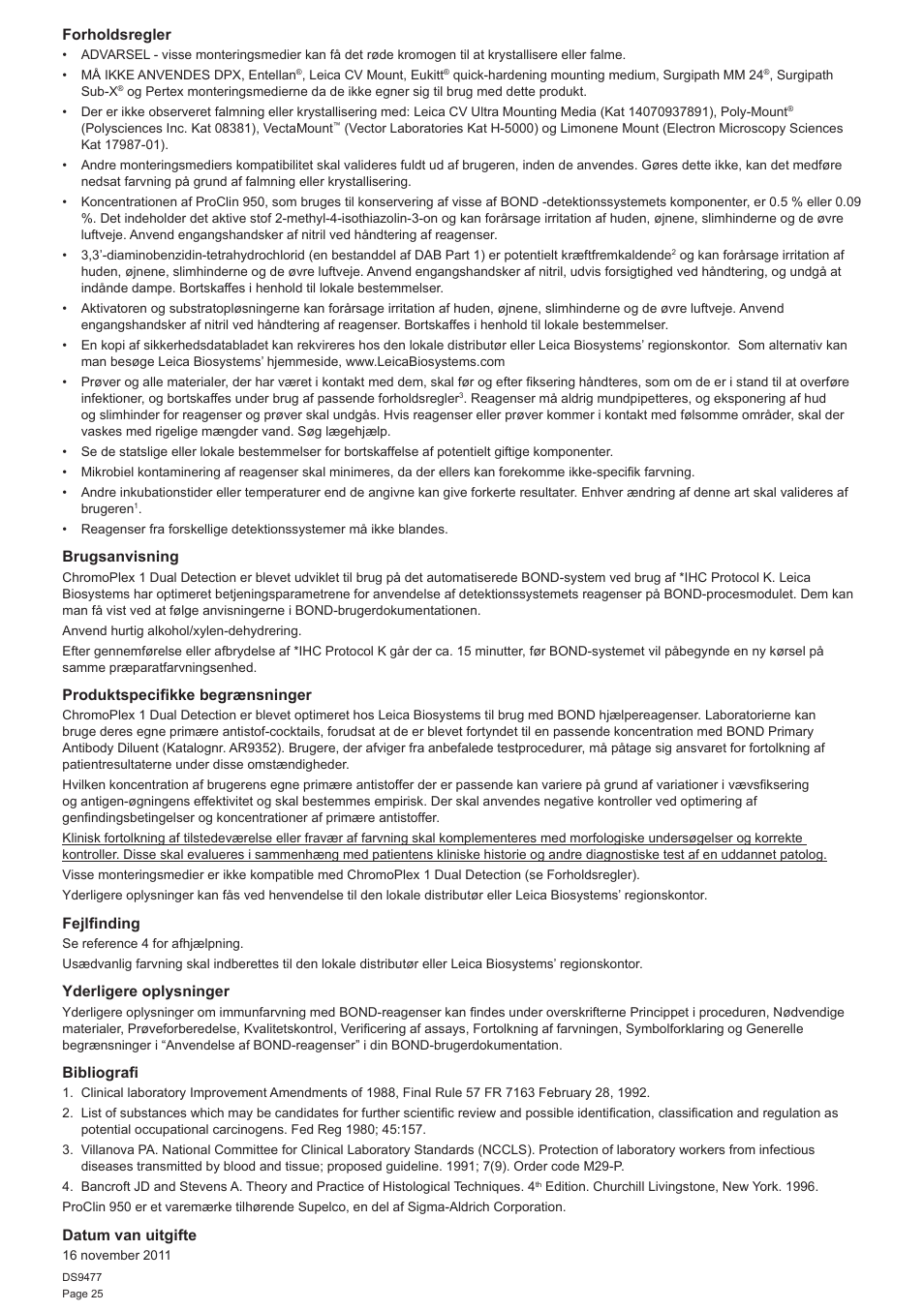 Leica Biosystems ChromoPlex 1 Dual Detection for BOND User Manual | Page 26 / 36