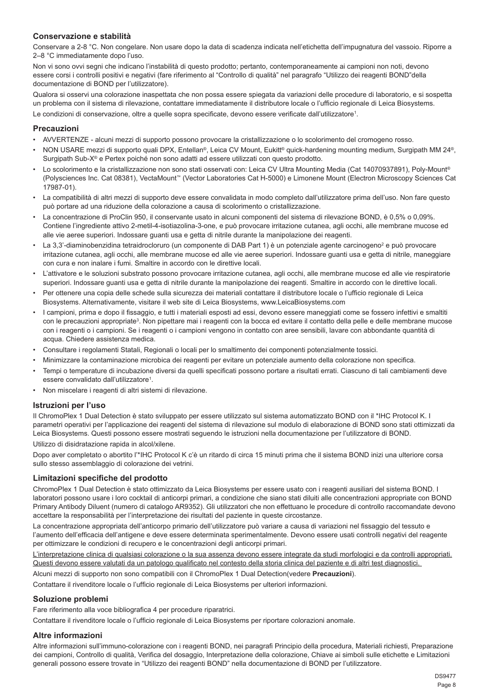 Leica Biosystems ChromoPlex 1 Dual Detection for BOND User Manual | Page 9 / 36