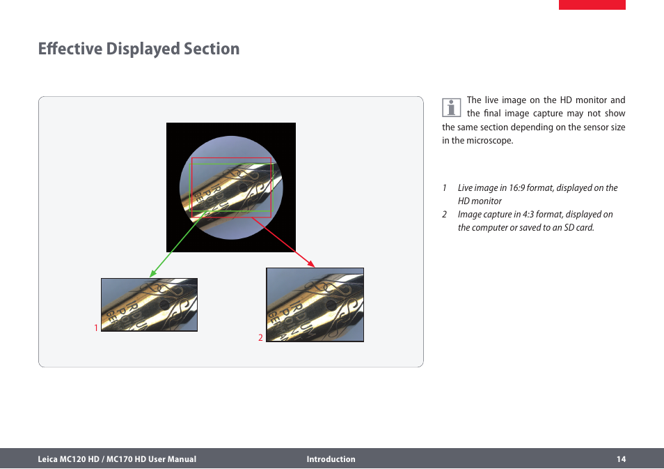 Leica Biosystems MC120 HD User Manual | Page 14 / 58