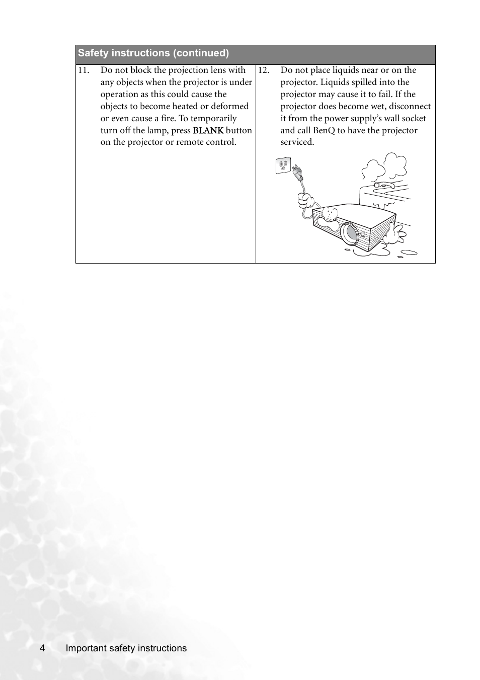 BenQ CP120C User Manual | Page 10 / 56