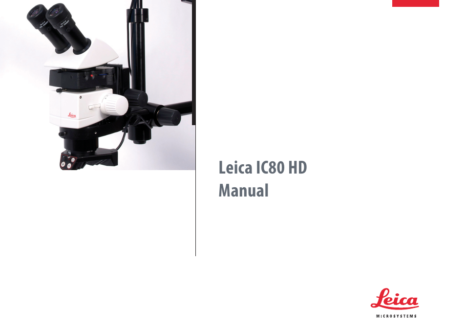 Leica Biosystems IC80 HD User Manual | 42 pages