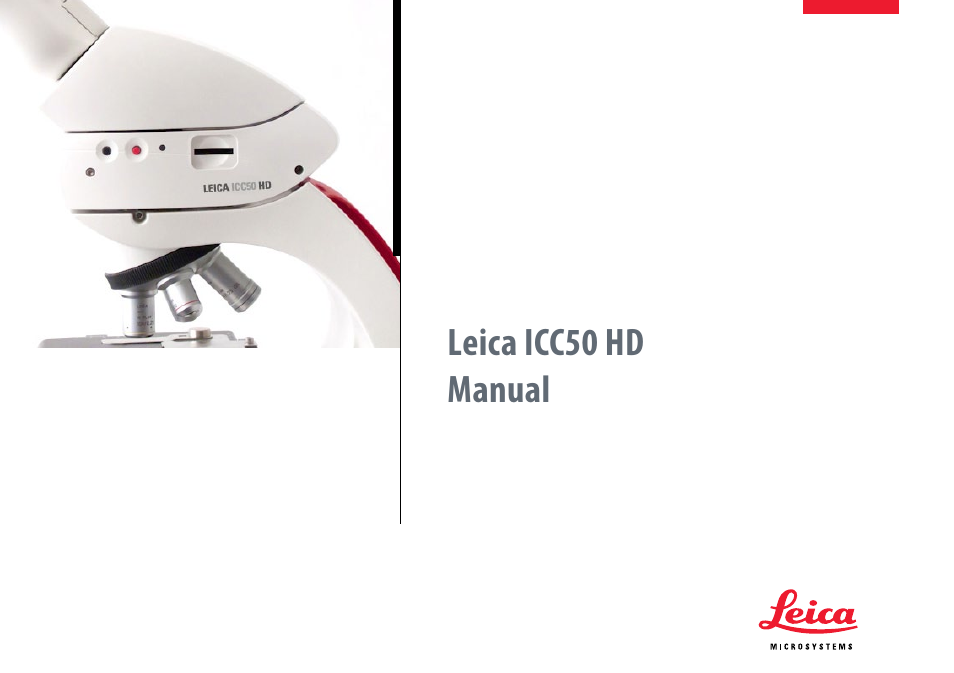 Leica Biosystems ICC50 HD User Manual | 44 pages