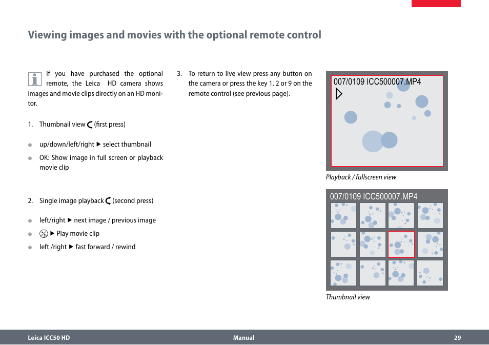 Leica Biosystems ICC50 HD User Manual | Page 29 / 44