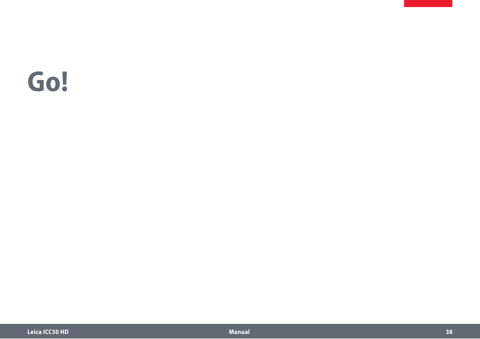 Leica Biosystems ICC50 HD User Manual | Page 38 / 44