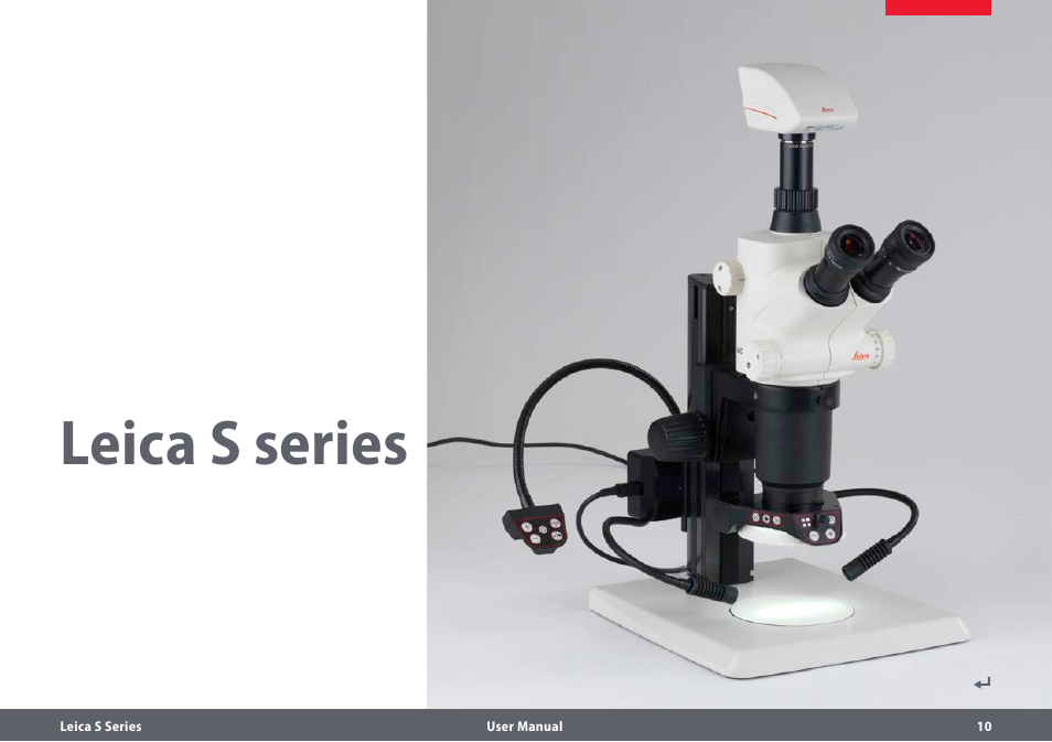 Leica s-serie, Leica s series | Leica Biosystems S series User Manual | Page 10 / 59