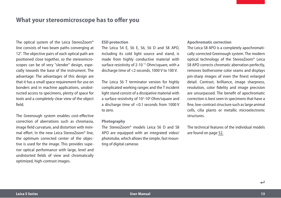 Das bietet ihnen ihr stereomikroskop, What your stereomicroscope has to offer you | Leica Biosystems S series User Manual | Page 13 / 59