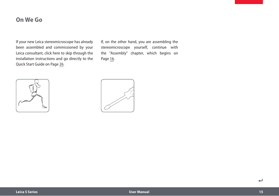 Und so geht es weiter, On we go | Leica Biosystems S series User Manual | Page 15 / 59