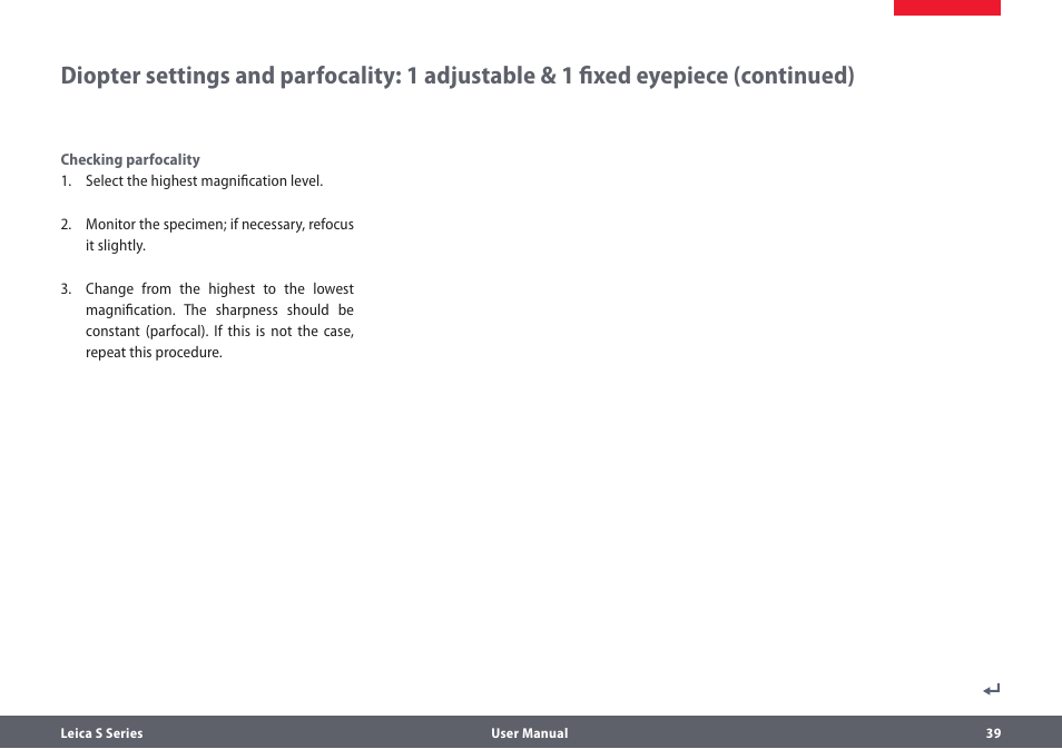Leica Biosystems S series User Manual | Page 39 / 59