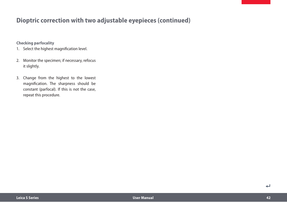 Leica Biosystems S series User Manual | Page 42 / 59