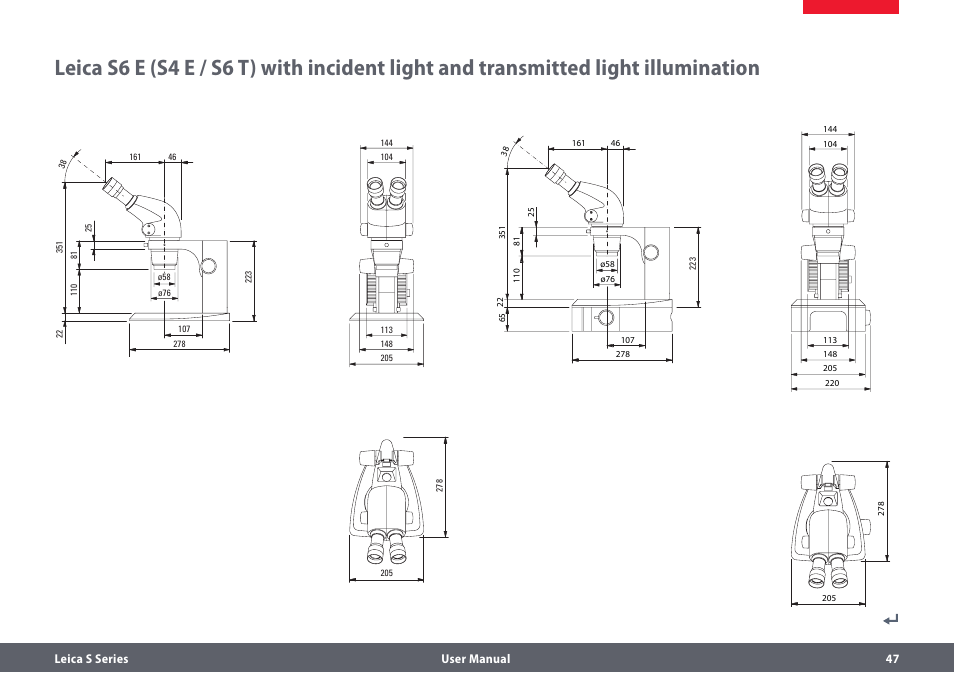 Illumination | Leica Biosystems S series User Manual | Page 47 / 59