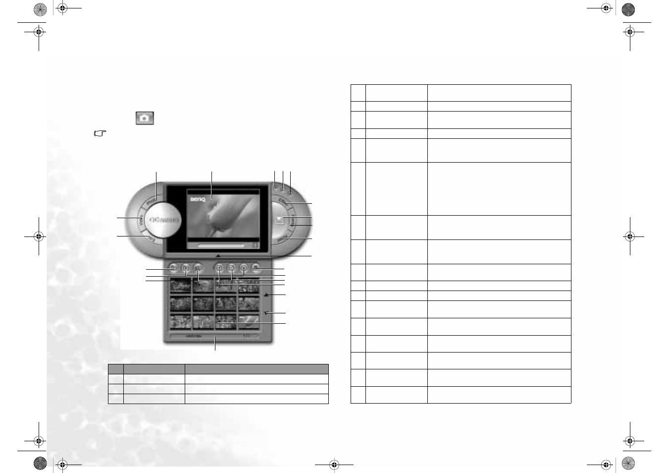 Using qcamera | BenQ S52 User Manual | Page 34 / 56