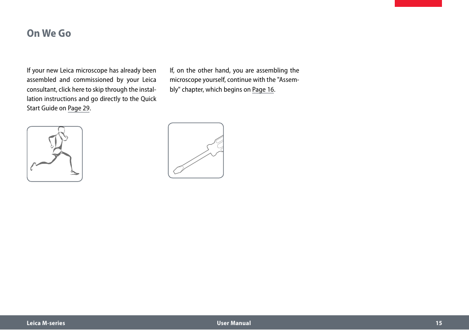 On we go | Leica Biosystems M80 User Manual | Page 15 / 65