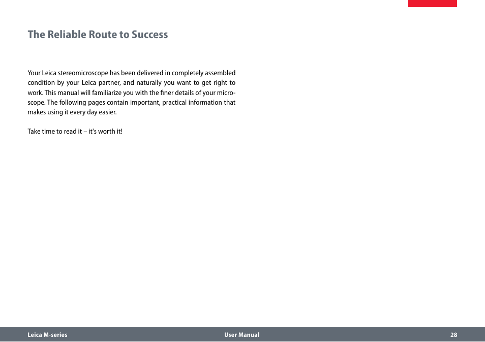 The reliable route to success | Leica Biosystems M80 User Manual | Page 28 / 65