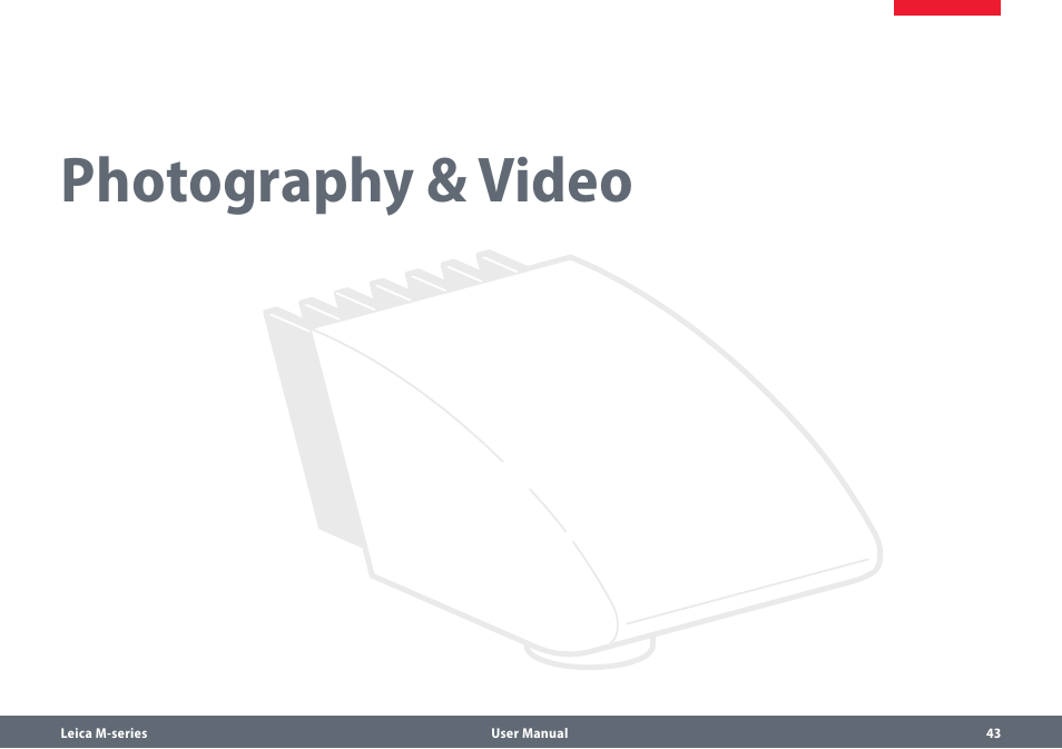 Photography & video | Leica Biosystems M80 User Manual | Page 43 / 65
